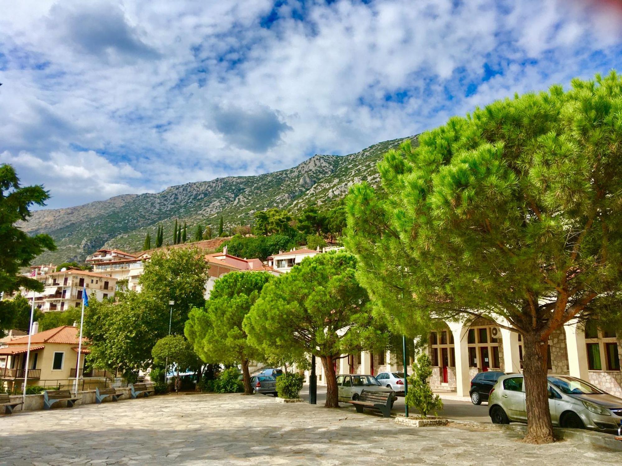 Delphi Celebrity V I P The Navel Of The Earth, Center-Delphi-Penthouse Galaxy&Sky Panoramic View, Harmony&Yoga Apartman Kültér fotó