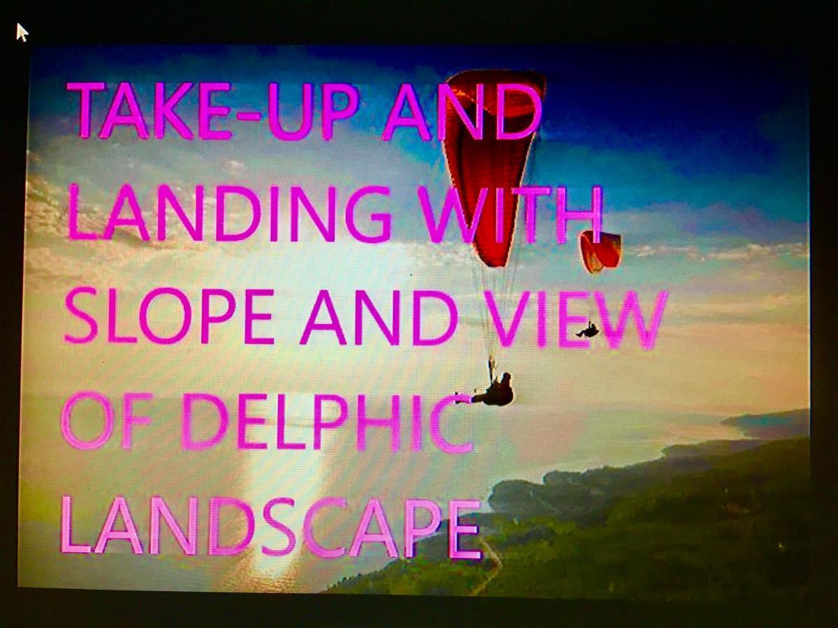 Delphi Celebrity V I P The Navel Of The Earth, Center-Delphi-Penthouse Galaxy&Sky Panoramic View, Harmony&Yoga Apartman Kültér fotó